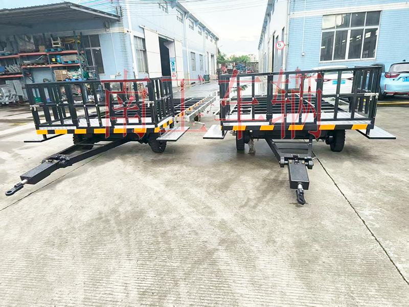 5吨带不锈钢配件牵引乐鱼（中国）官方 护栏型全挂车