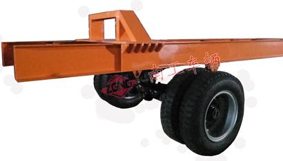 乐鱼（中国）官方12吨加长重型骨架式全挂车
