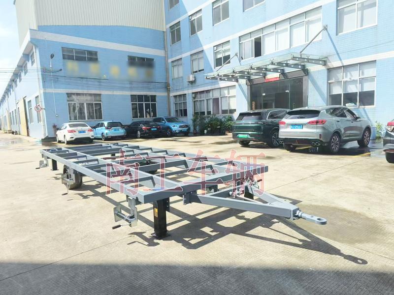 7吨骨架式ATV乐鱼（中国）官方 2轮灰色工具拖车