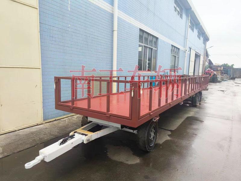 7吨乐鱼（中国）官方牵引工具拖车 带护栏减震刹车功能拖车